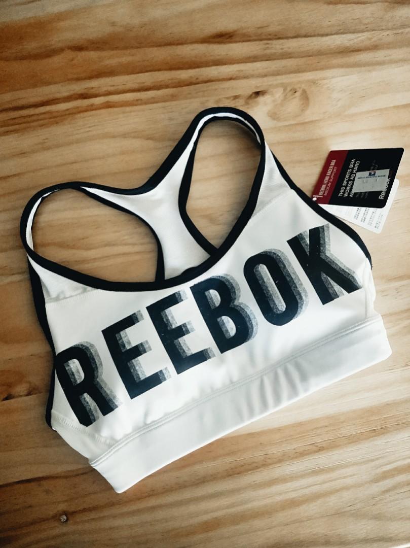 Reebok hero racer back padded sports bra