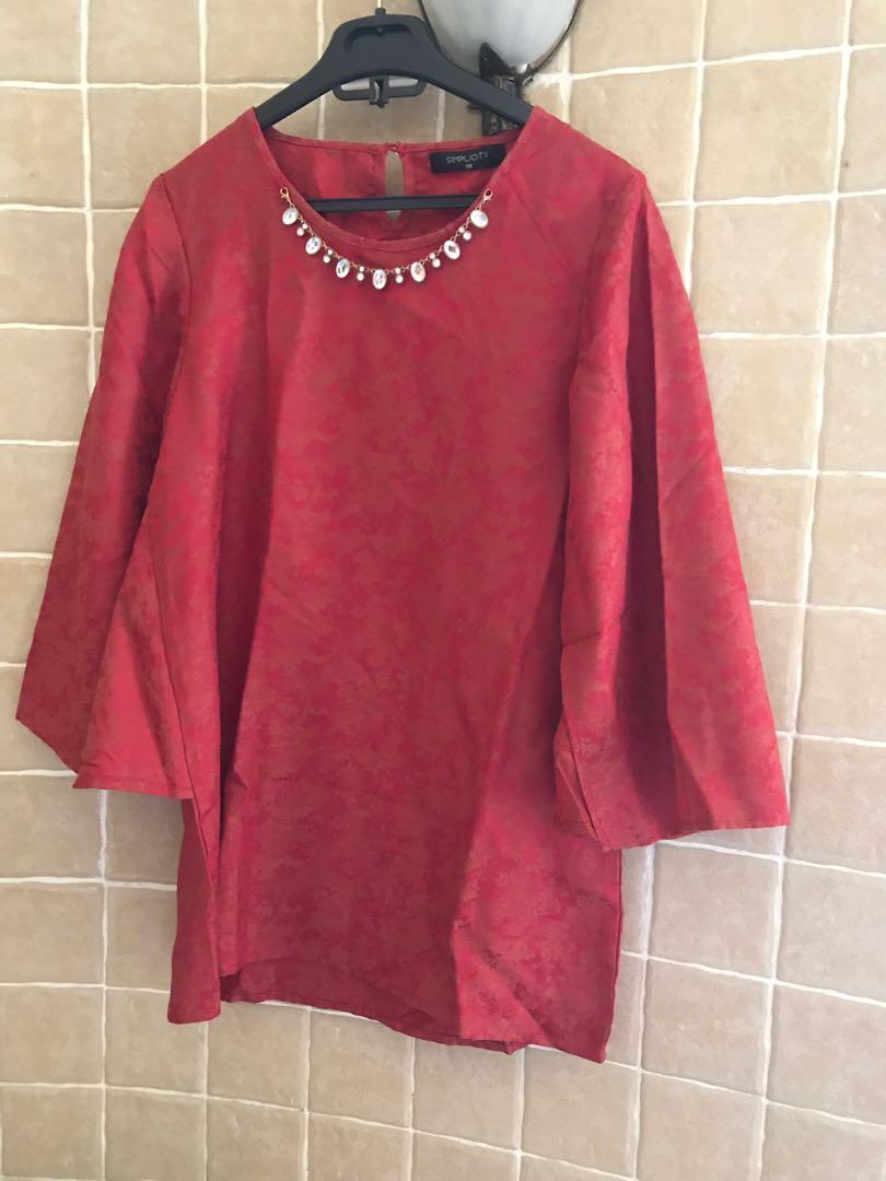 Baju Kondangan Wanita Fesyen Wanita Pakaian Wanita Atasan Di Carousell