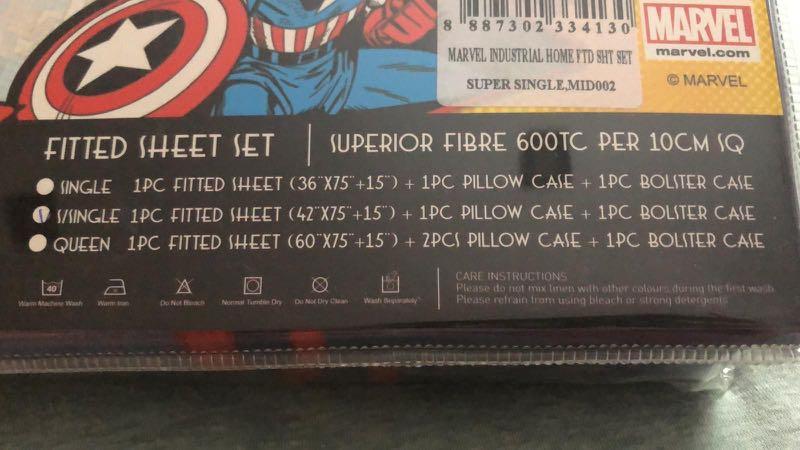 Bedsheet set (Category: Bedding & Towels) located in Singapore. Submitted by pantan (Listing ID 238347555, Image 3). Description: New, S/single, COD.
