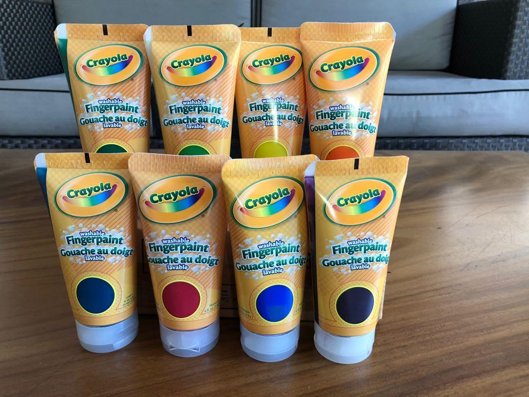 Brand New Crayola Washable Finger Paint Luxury Apparel Kids On Carousell