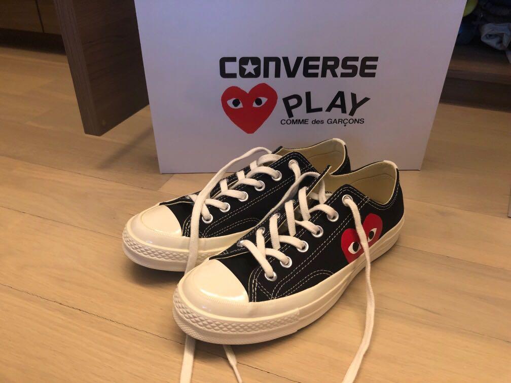 converse comme des garcons low