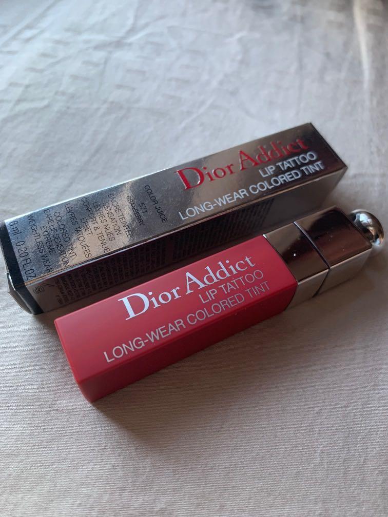 dior addict lip tattoo 571 cranberry