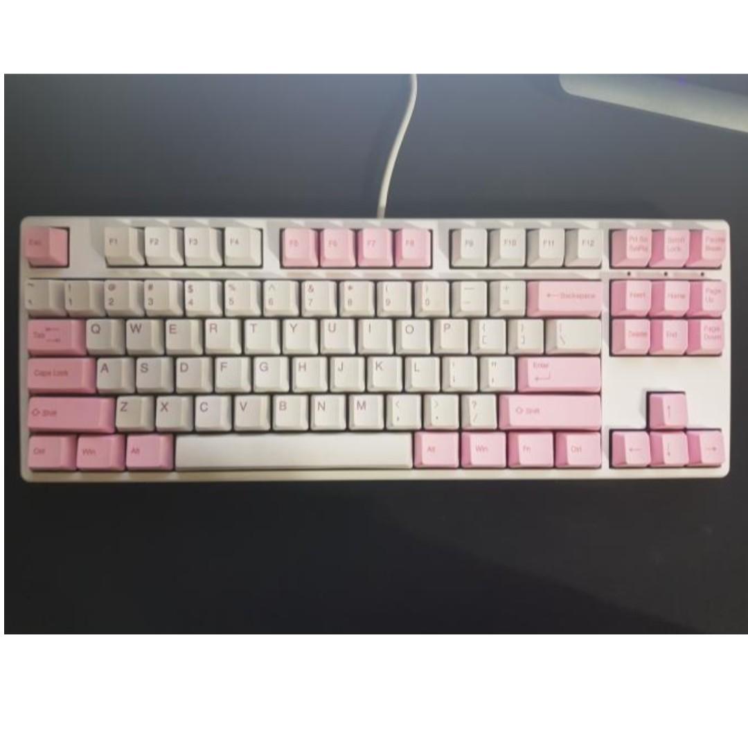 images Ducky Pink And White Keyboard ducky one pink white tenkeyless tkl keyboard