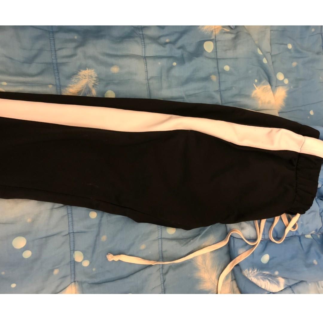 eptm track pants black white