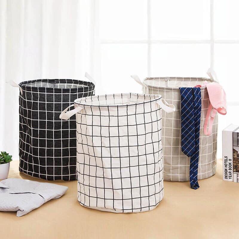 Foldable Laundry Basket (Category: Laundry Baskets) located in Taguig. Submitted by closetcompany (Listing ID 238344873, Image 2). Description: lc * Material : Nylon / Canvas * Colors : Black and Brown * Waterproof * Foldable * Can be store in Bathroom * 41 x 35 cm.