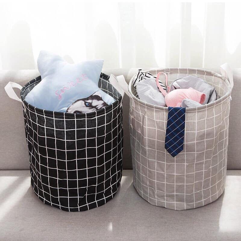 Foldable Laundry Basket (Category: Laundry Baskets) located in Taguig. Submitted by closetcompany (Listing ID 238344873, Image 1). Description: lc * Material : Nylon / Canvas * Colors : Black and Brown * Waterproof * Foldable * Can be store in Bathroom * 41 x 35 cm.