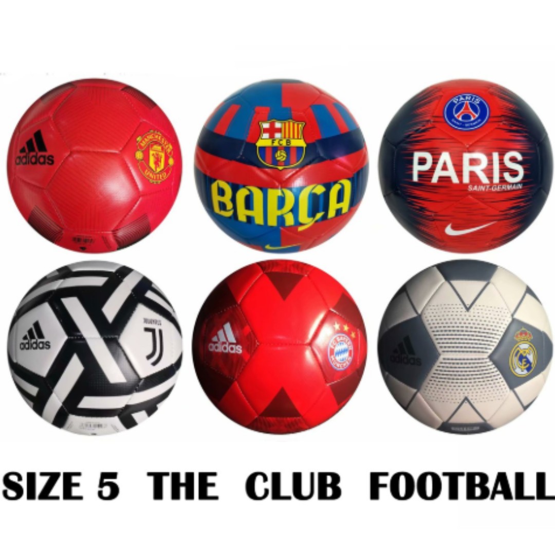 Football Size 5 Nike Training Ball with Clubs Design TR072