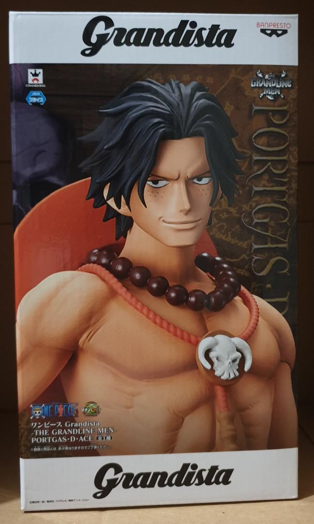 Banpresto One Piece Grandista The Grandline Men Portgas D Ace Figure Japan New Anime Manga