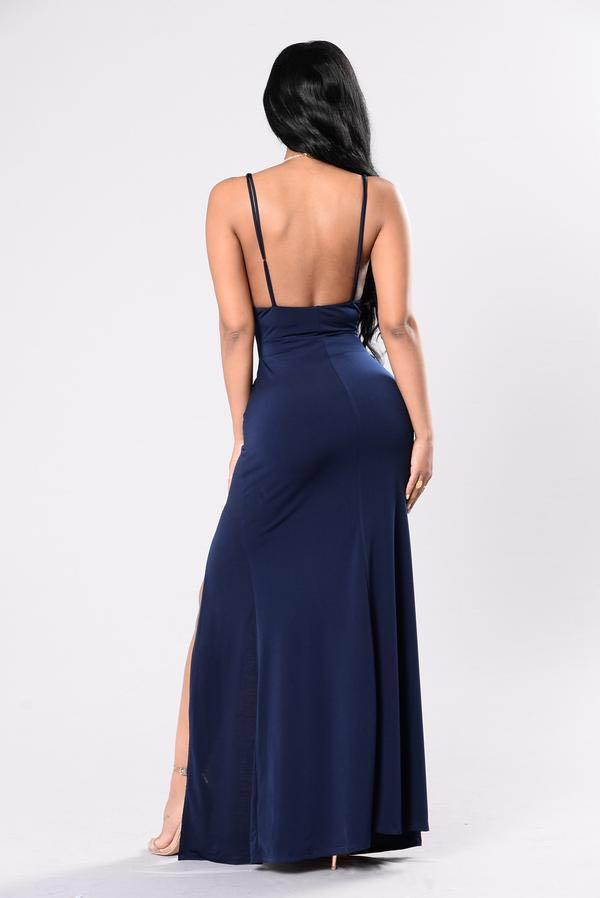 High street sales dress navy