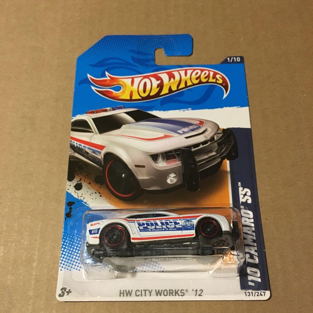 hot wheels 10 camaro ss police
