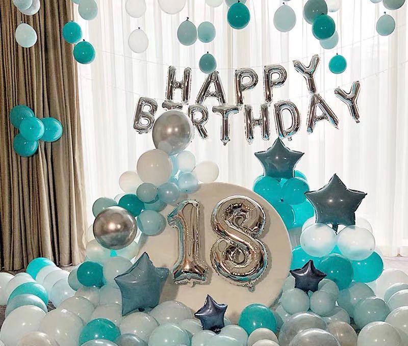 Tiffany Blue Adult Theme Happy Birthday 