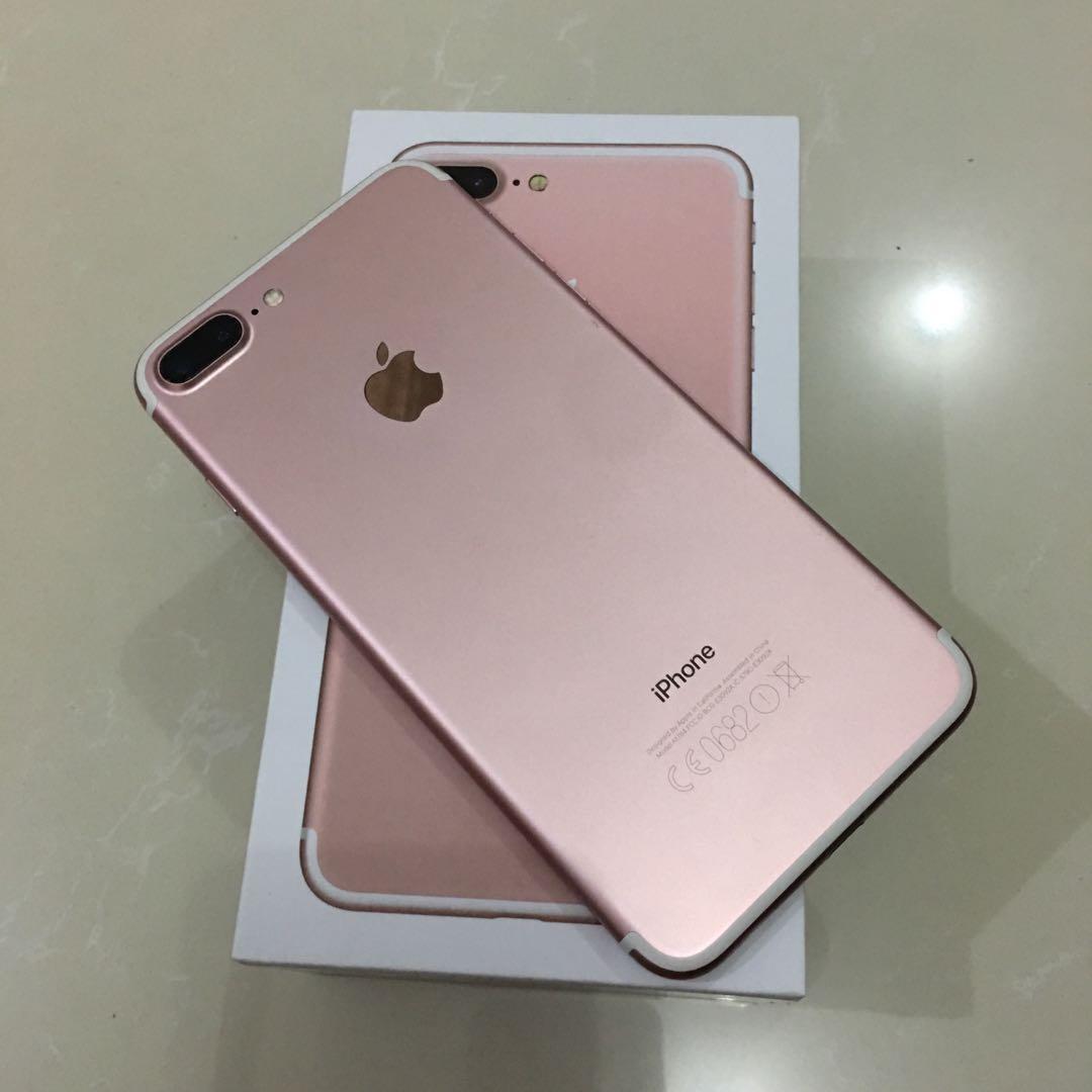 Harga iphone 7 plus online 128gb rose gold second