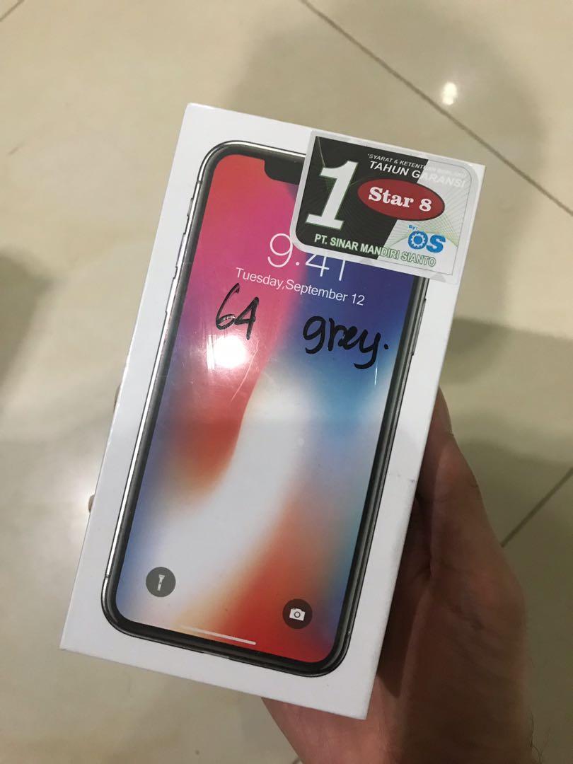 Iphone X 64 Gb Garansi Distributor 1 Tahun Telepon Seluler Tablet Iphone Iphone X Series Di Carousell