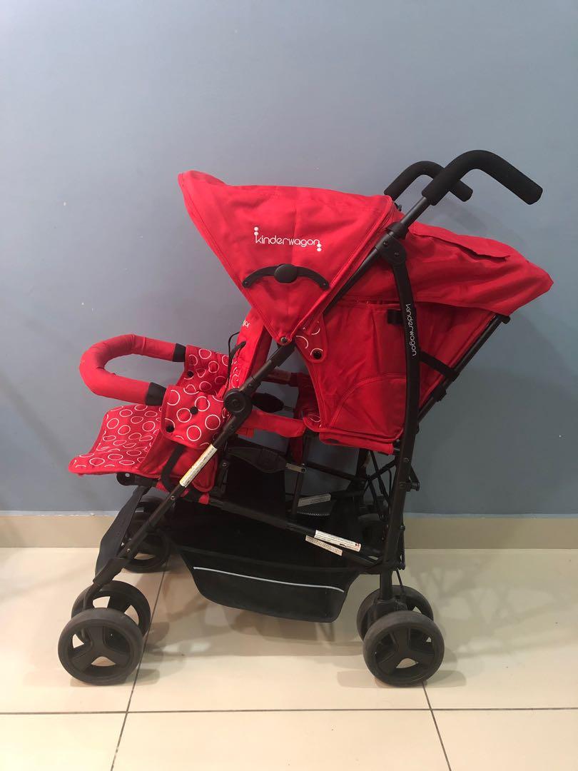 Kinderwagon Hop Tandem Stroller Babies Kids Going Out