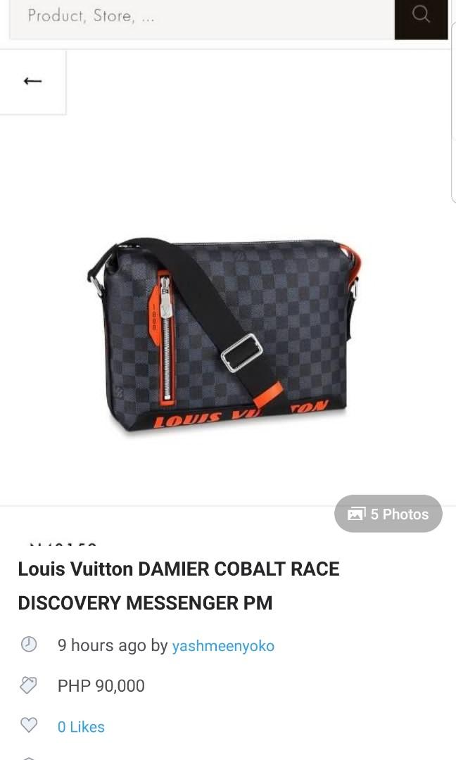 Louis Vuitton Discovery Messenger Limited Edition Damier Cobalt Race PM at  1stDibs