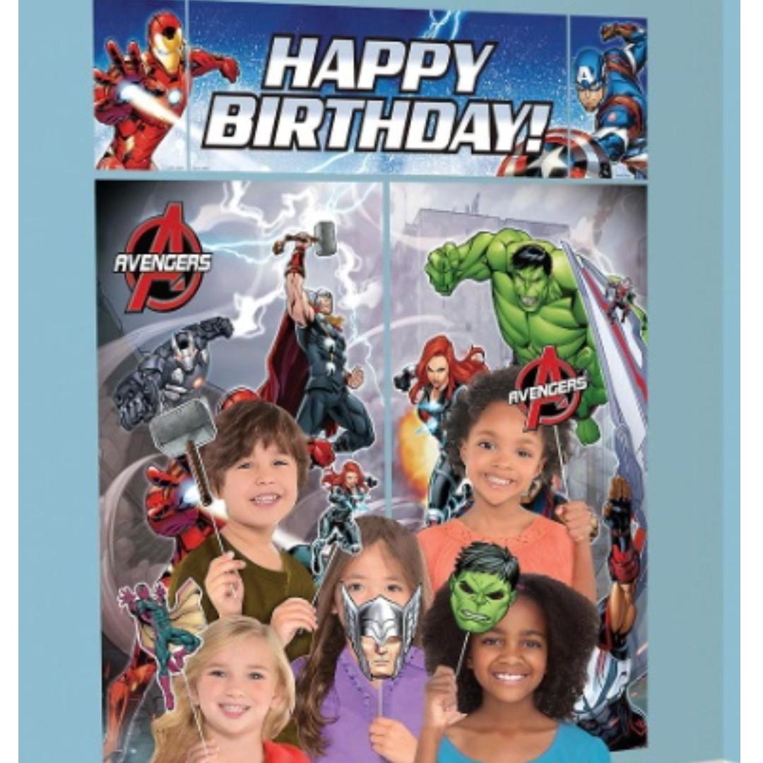 Marvel Avengers Assemble Scene Setter With 12pcs Props Designware U S Babies Kids On Carousell