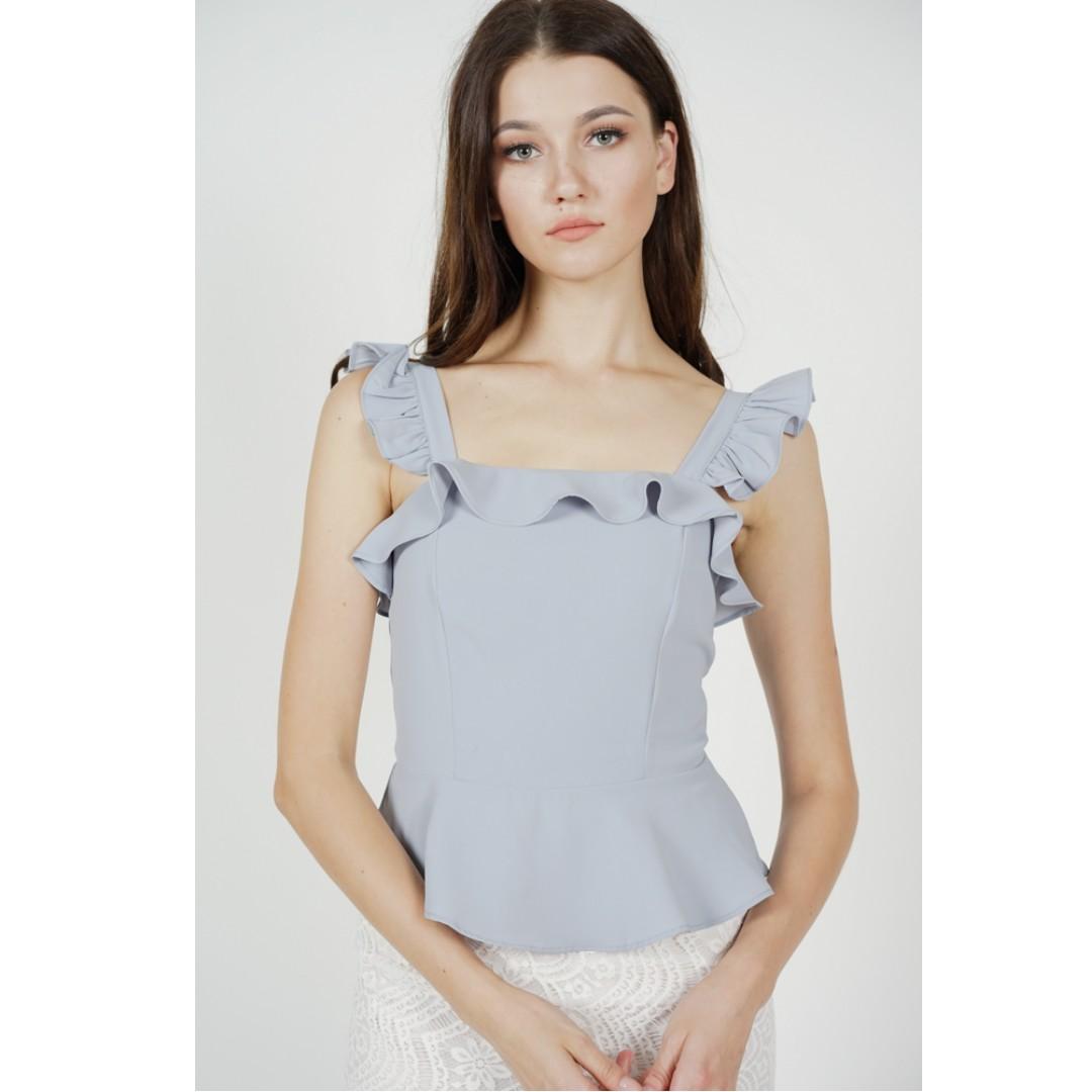 Mds Galia Frilly Peplum Top In Ash Blue Without Tag Women S Fashion Clothes Tops On Carousell Check out our ash ketchum hat selection for the very best in unique or custom, handmade pieces from our baseball & trucker magical, meaningful items you can't find anywhere else. carousell