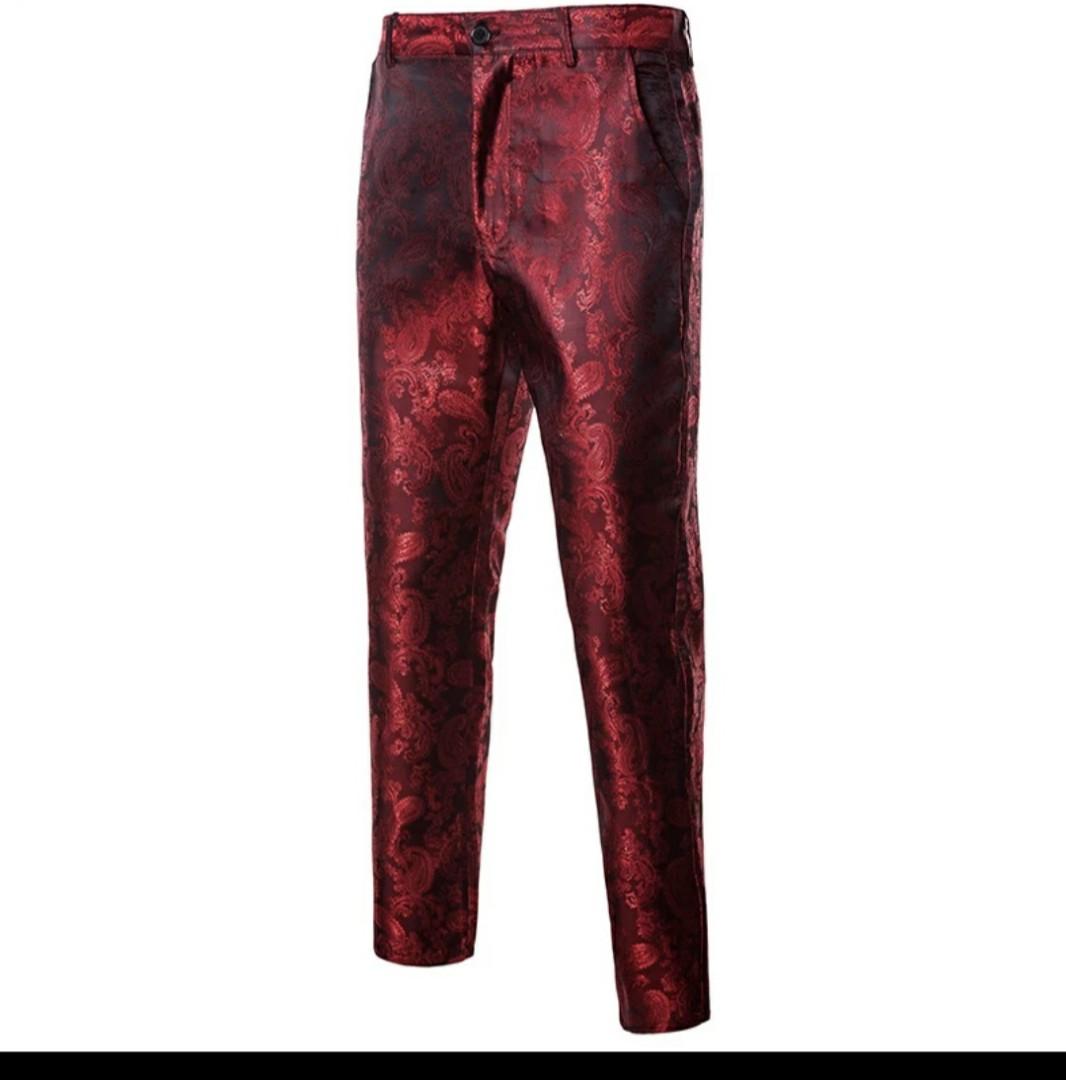 men's floral jeans