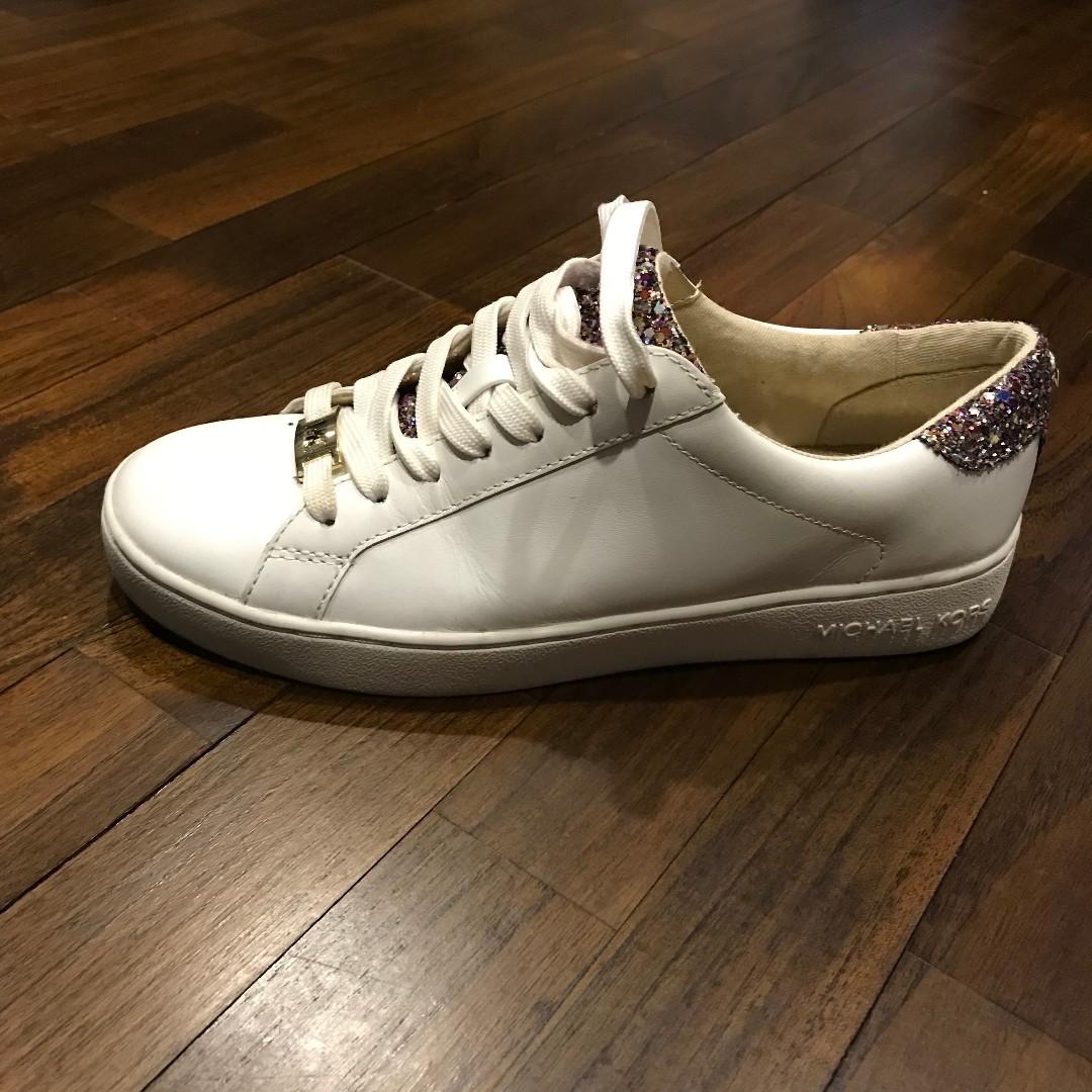 Michael kors irving glitter sneakers cheap