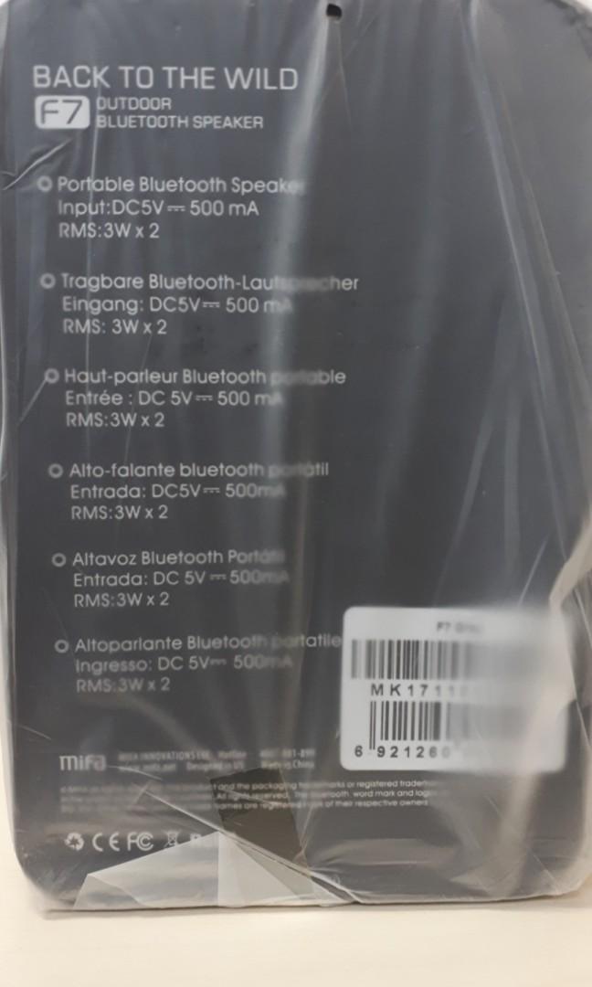mifa f7 spesifikasi