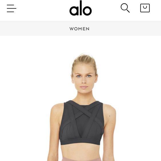 alo yoga bra sizing