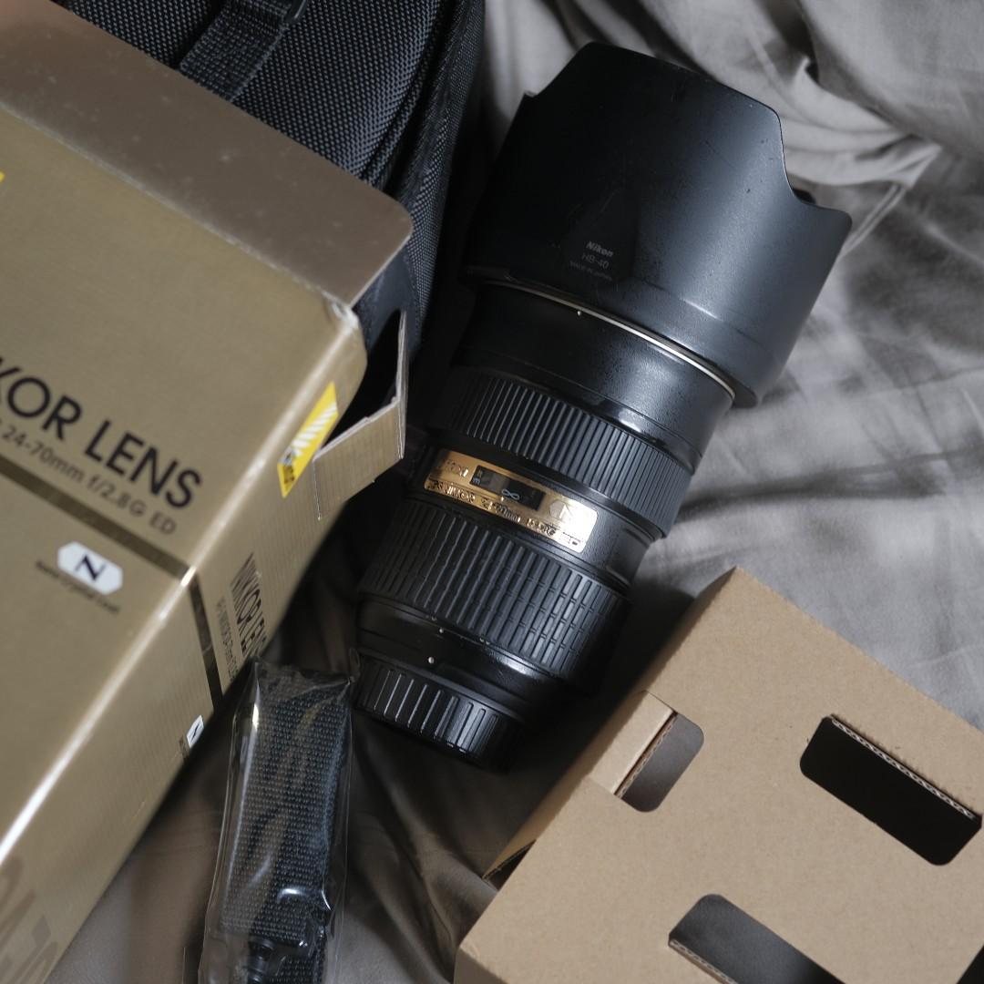 Nikon Af S Nikkor 24 70mm F2 8g Ed Photography Lenses On Carousell
