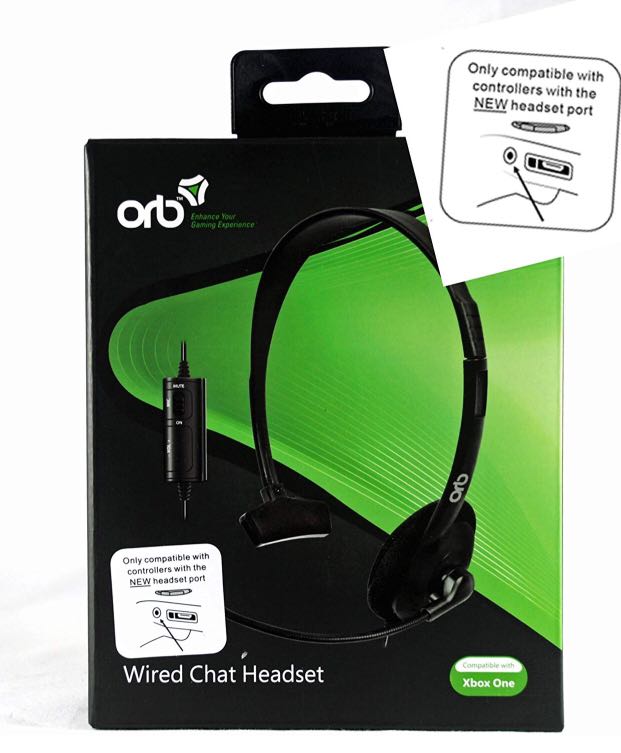 xbox one wired chat headset