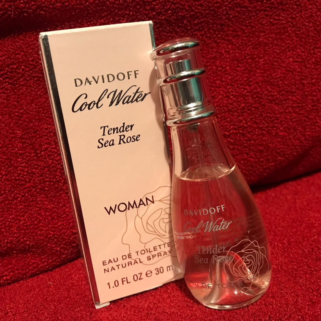 ORIGINAL davidoff cool water woman tender sea rose 30 ML, Kesehatan