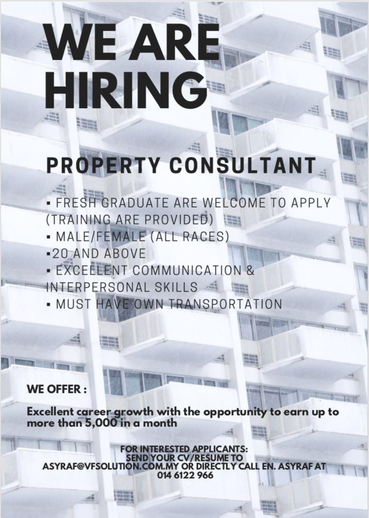Perunding Hartanah Di Cari Property Consultant In Johor Bahru Jobs Internships Others On Carousell