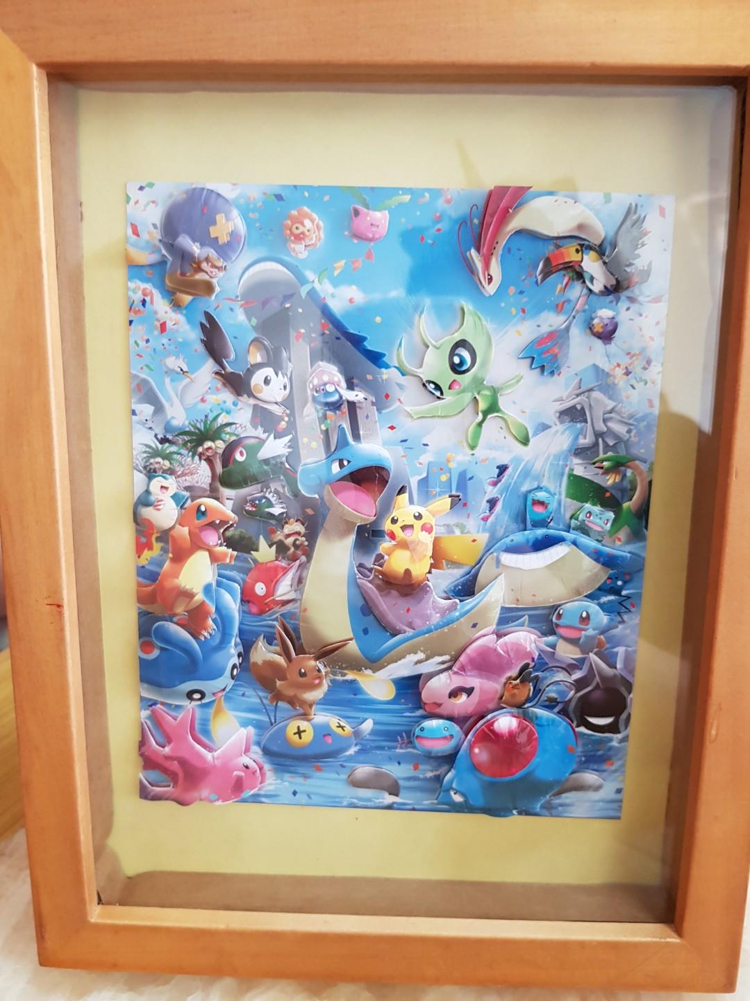 Pokemon 3d Art Design Craft Handmade Craft On Carousell