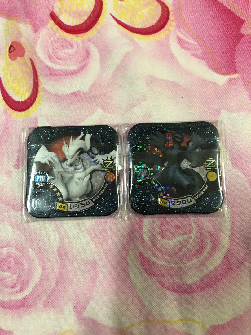 Pokemon Tretta Z3 Masters Zekrom And Reshiram Hobbies Toys Toys Games On Carousell