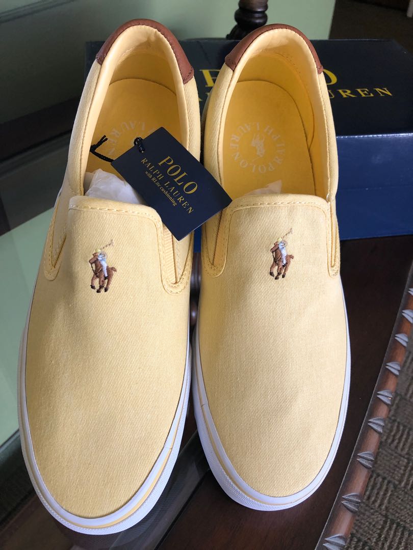 Polo Ralph Lauren Thompson Slip-On Men's Yellow Size 7D, 44% OFF
