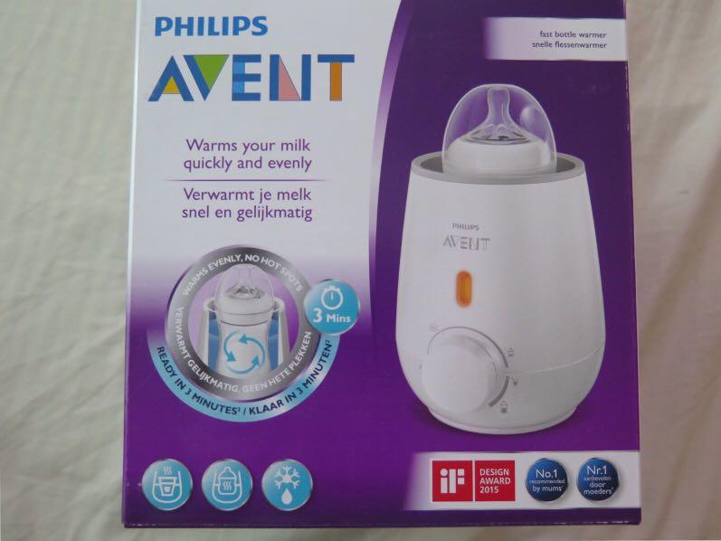 philips avent fast baby bottle warmer