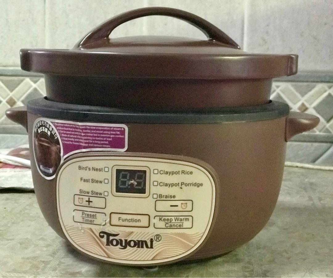 toyomi claypot rice cooker