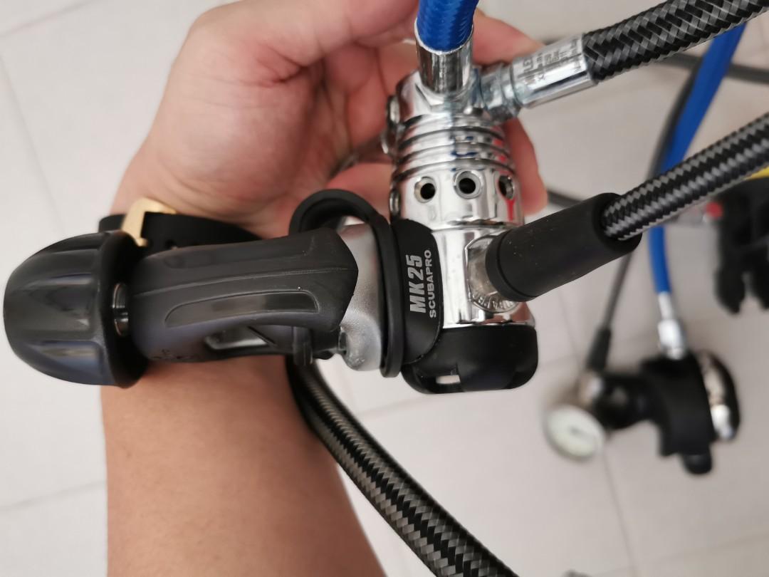 Scuba Pro Regulator Dive Diving Equipment Like New Mk 25 S600 R195 Sports Sports Games Equipment On Carousell