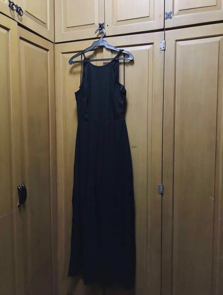 zalora black dress