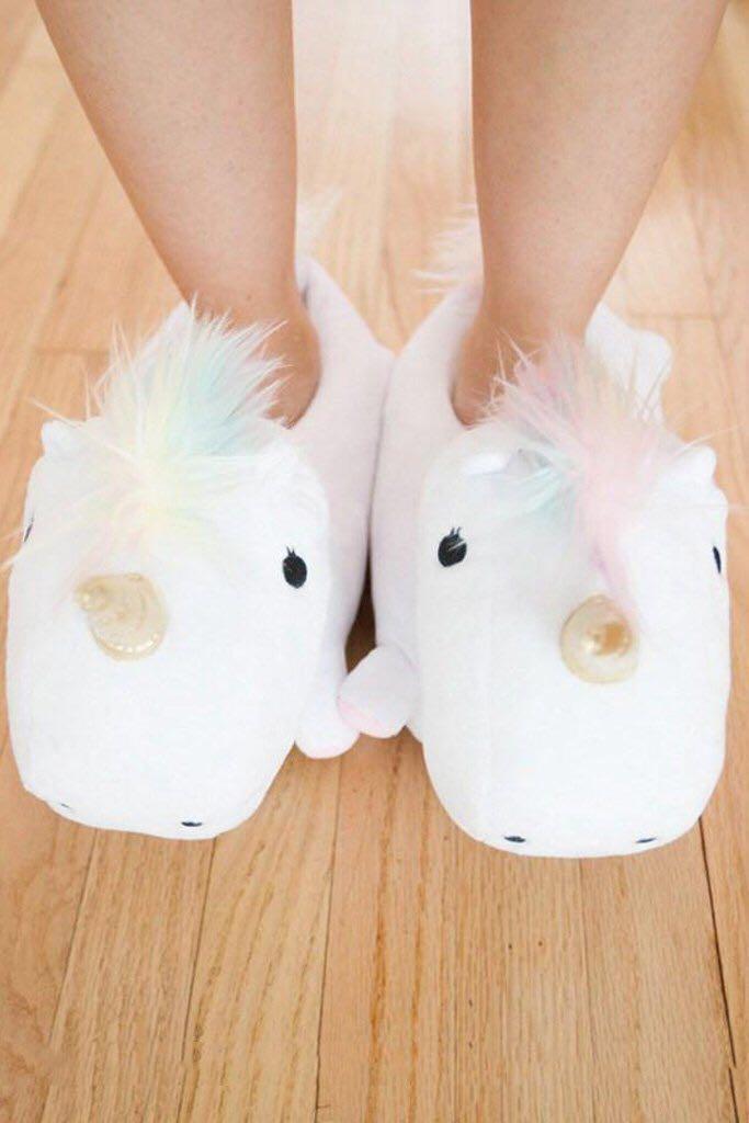 Smoko unicorn light up slippers hotsell