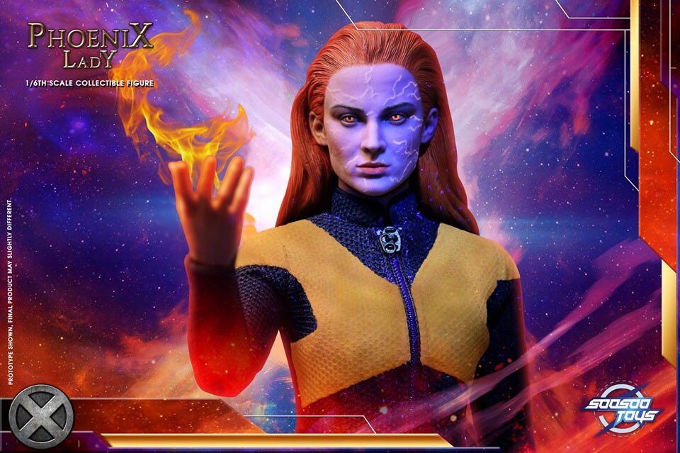 Soosootoys SST015 X Men Dark Phoenix Lady non Hot Toys Mezco