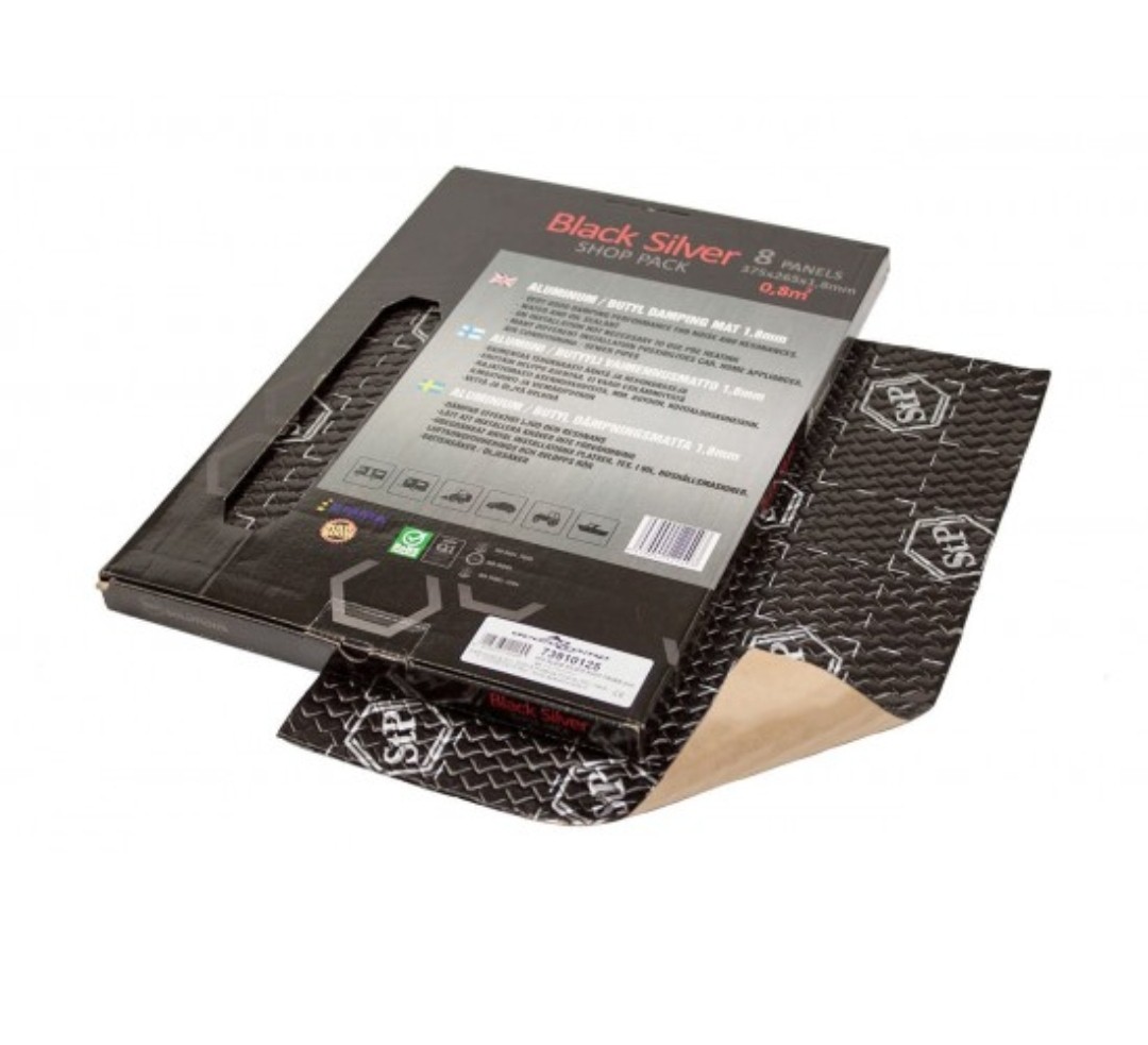 Stp Black Silver Soundproof Leftover From Diy Music Media