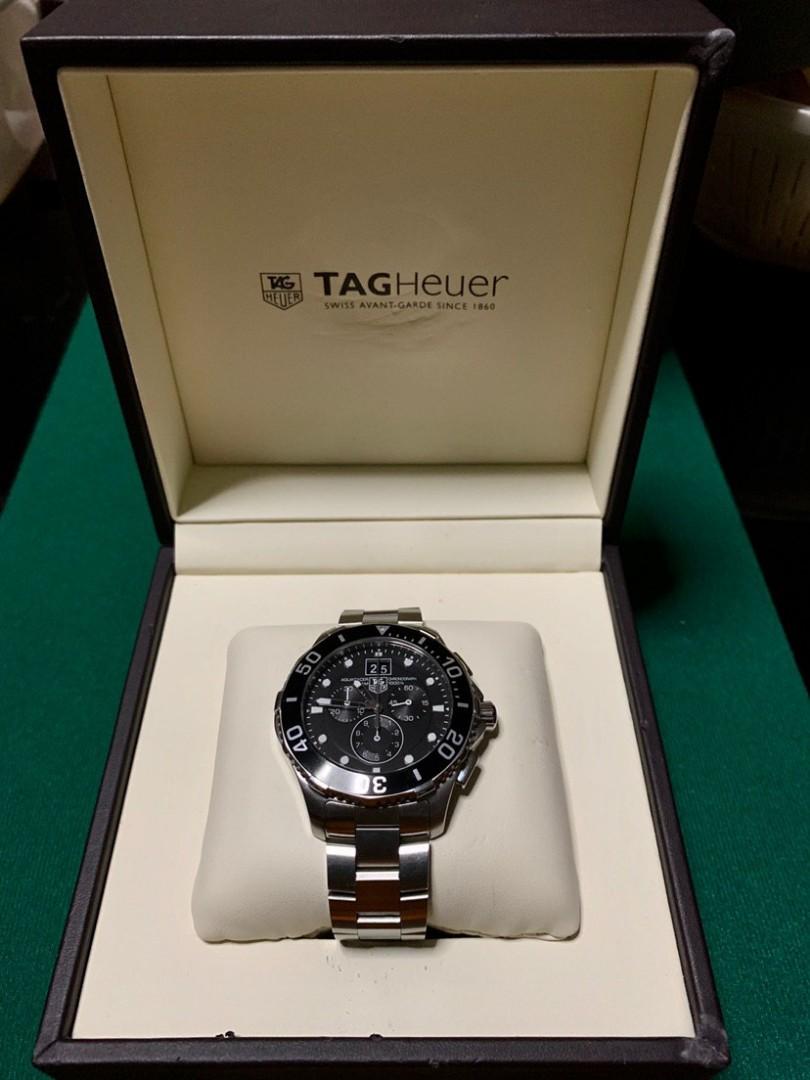 TAG Heuer Men s CAN1010BA0821 Aquaracer Stainless Steel Chronograph Watch