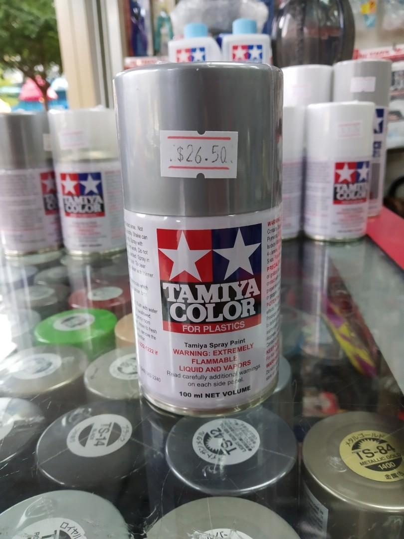 silver spray paint for plastic