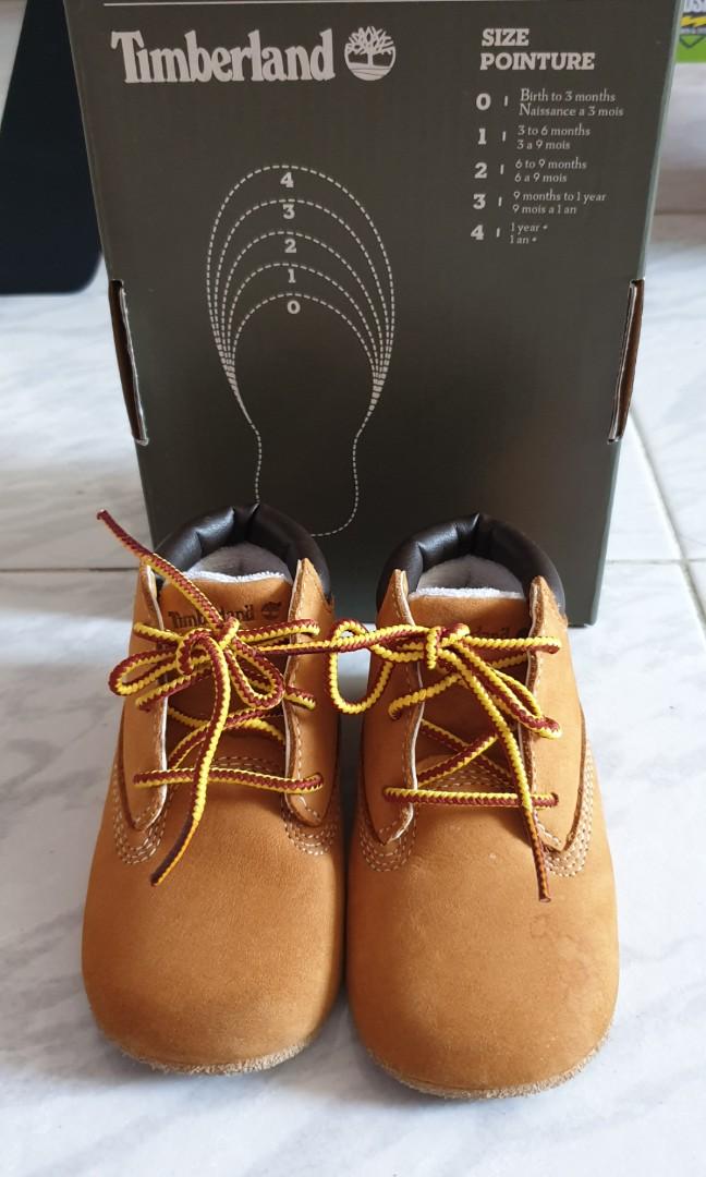 Timberland Crib Bootie With Hat Pre Walker On Carousell