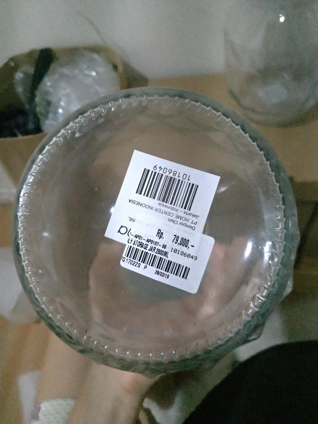 toples kaca tutup rose gold informa