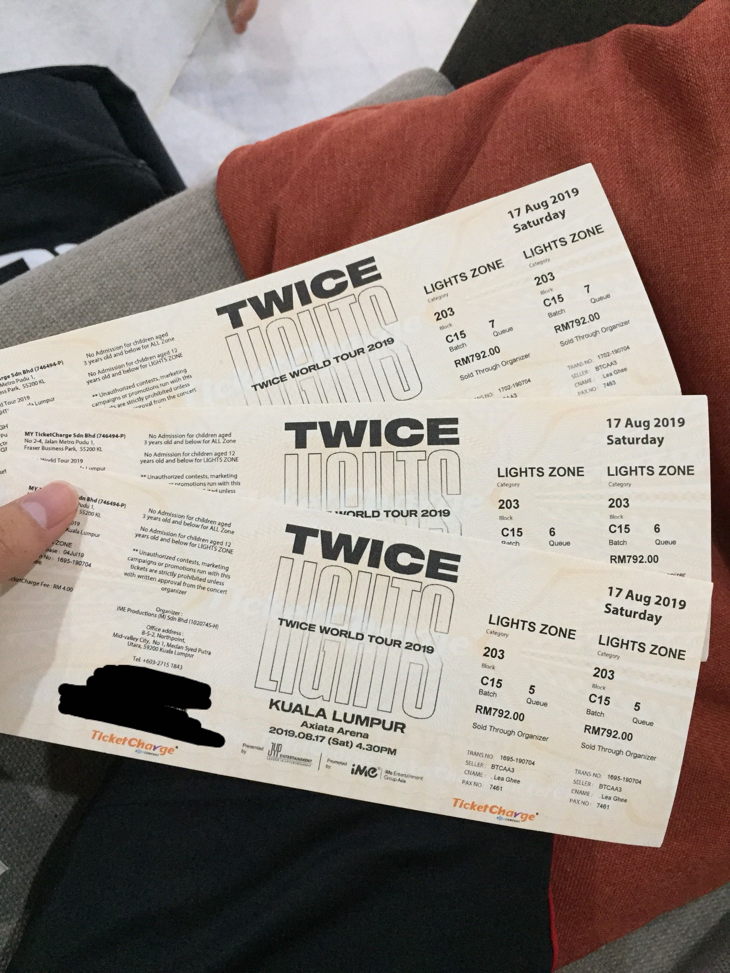 Twice Concert Ticket Malaysia 2019 Tickets Vouchers Event Tickets On Carousell