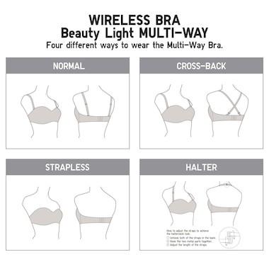 BNWT Uniqlo Bra L size multi-way wireless, Women's Fashion, New