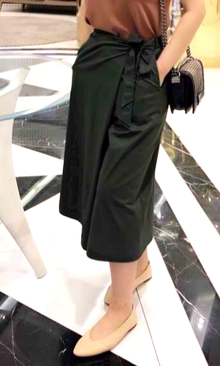 pants with wrap around skirt