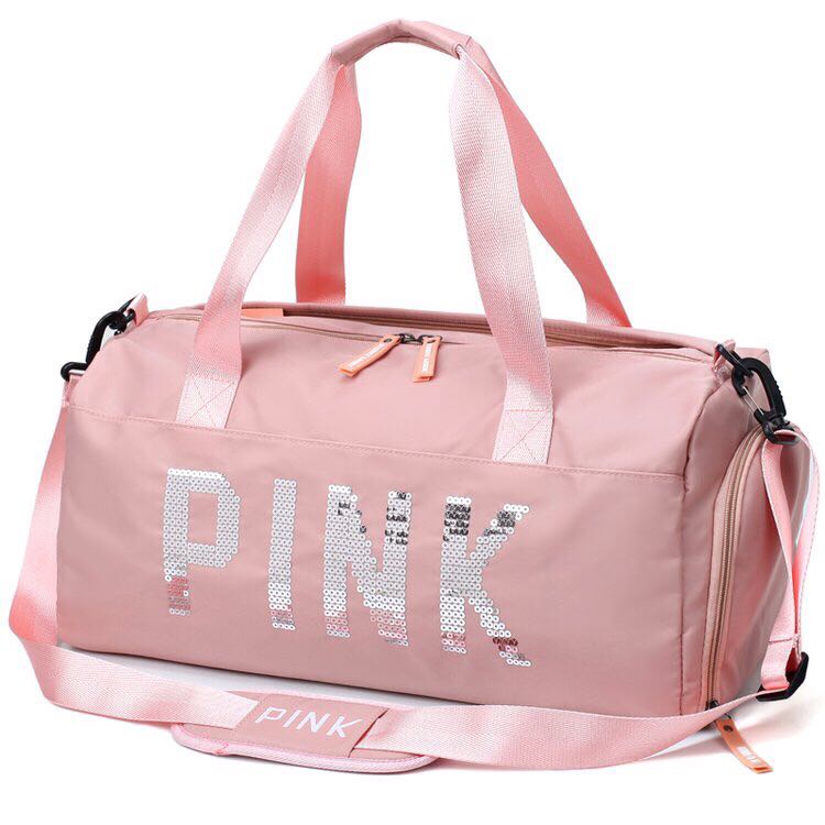 Victoria secret best sale pink travel bag