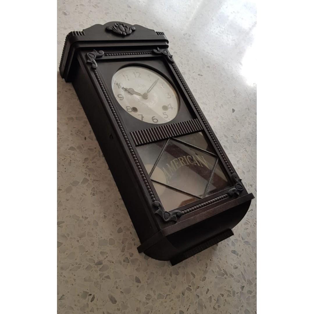 Vintage pendulum clock. Not working condition., Hobbies & Toys