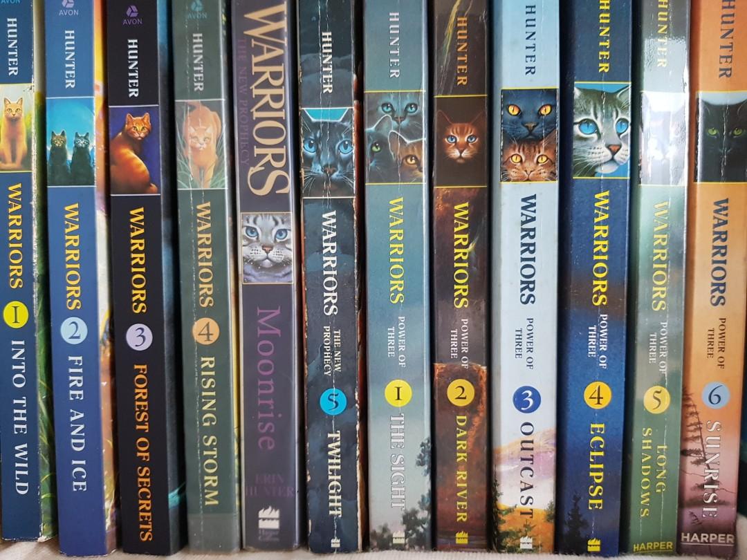 Warriors Books By Erin Hunter Books Stationery Fiction On Carousell When a terrible danger rises within windclan's territory, it heightens tensions that are already growing in the the fourth book in erin hunter's #1 nationally bestselling warriors series. carousell