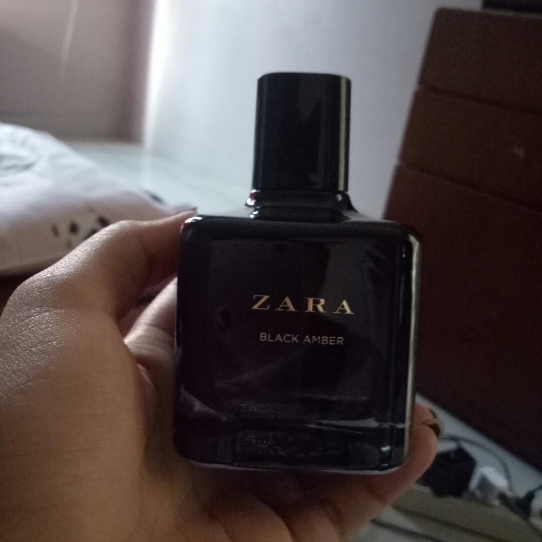 parfum black amber zara